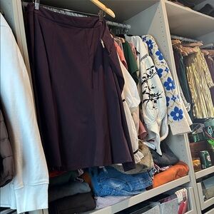 Egg plant Flair Skirt